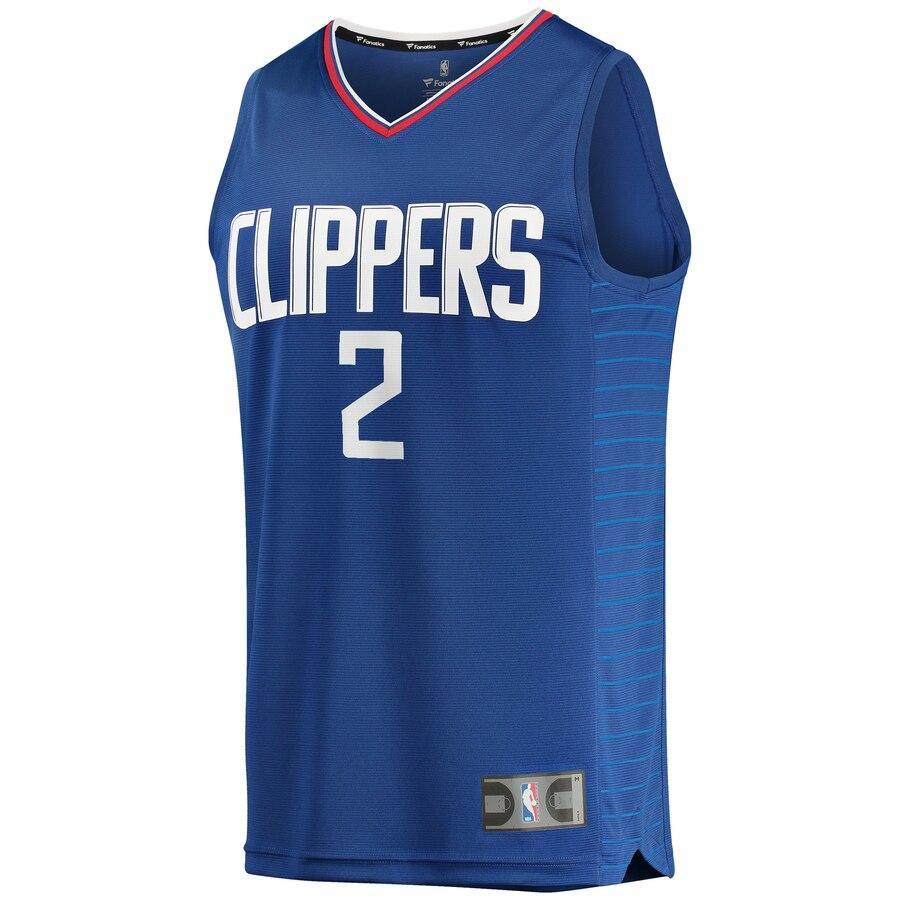 Kawhi Leonard LA Clippers 2019/20 Fast Break Replica Jersey Blue – Icon Edition
