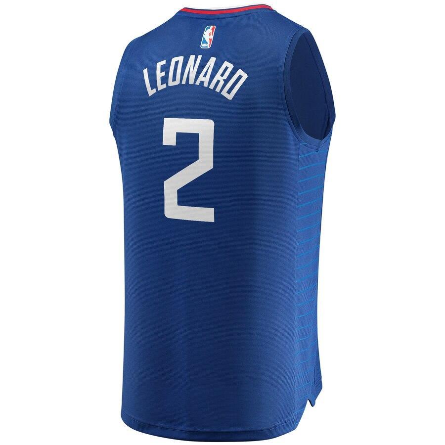 Kawhi Leonard LA Clippers 2019/20 Fast Break Replica Jersey Blue – Icon Edition