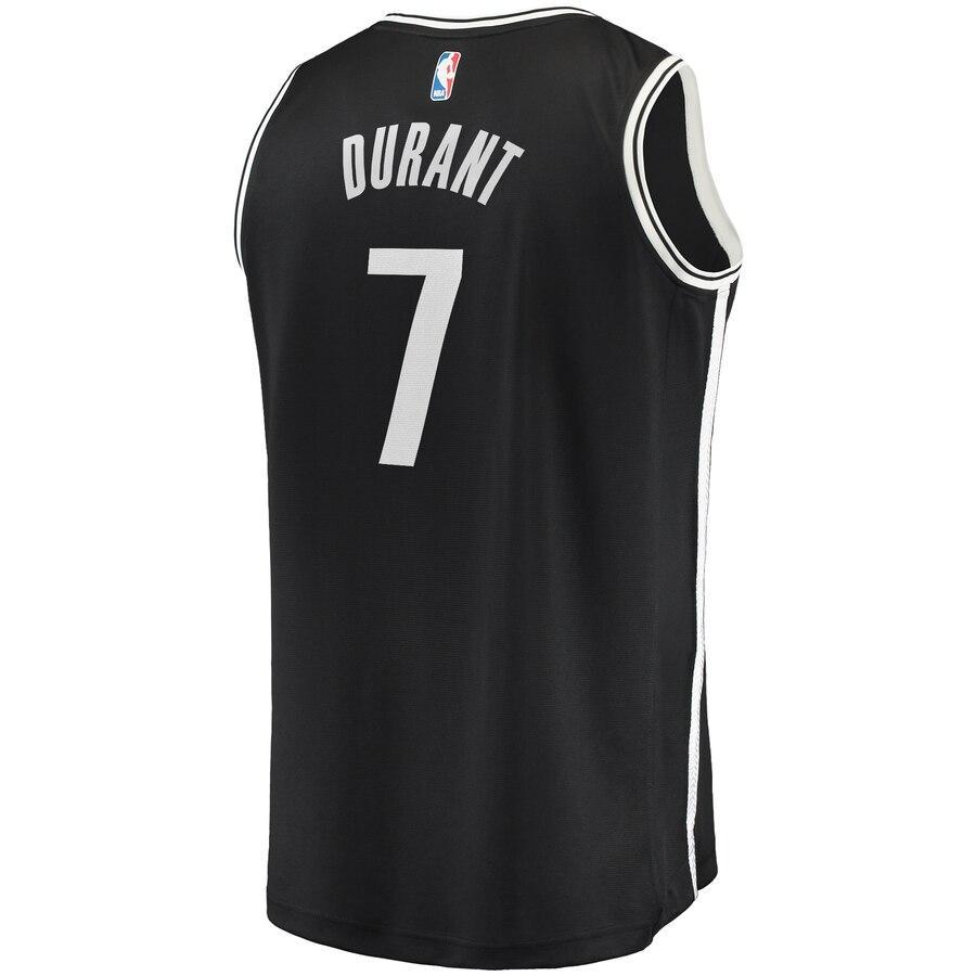 Kevin Durant Brooklyn Nets Black 2019/20 Fast Break Replica Jersey – Icon Edition