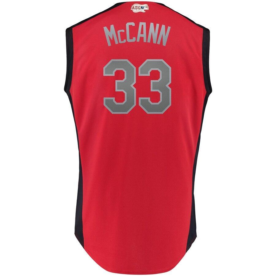 James McCann 33 American League Red 2019 MLB All-Star Game Workout Player Jersey