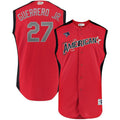 Vladimir Guerrero Jr. 27 American League Red 2019 MLB All-Star Game Workout Player Jersey