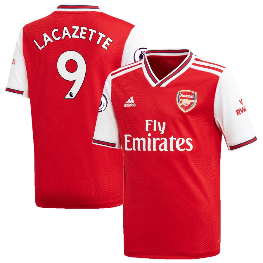 Lacazette Youth 2019/20 Home Replica Player Jersey – Red