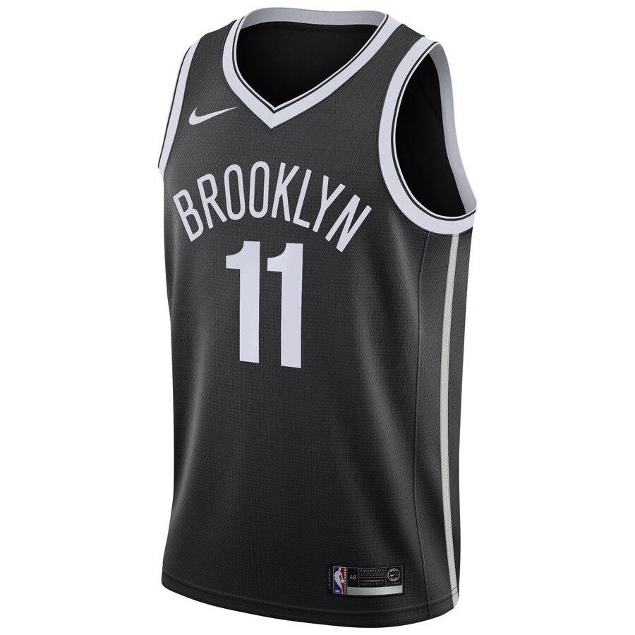 KI Basketball Shoe Irving Brooklyn Nets Black 2019/20 Swingman Jersey – Icon Edition