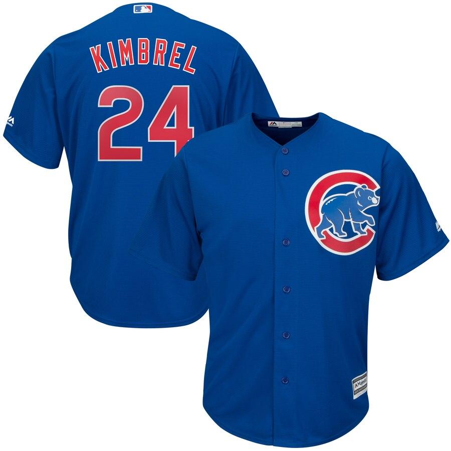 Craig Kimbrel 24 Chicago Cubs White/Royal Cool Base Player Jersey