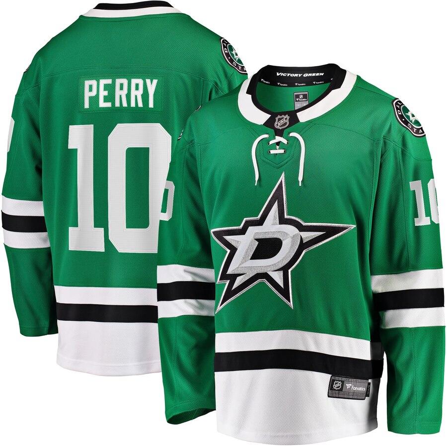Corey Perry 10 Dallas Stars Kelly Green Breakaway Home Player Jersey