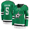 Andrej Sekera 5 Dallas Stars Women's Kelly Green Breakaway Home Player Jersey