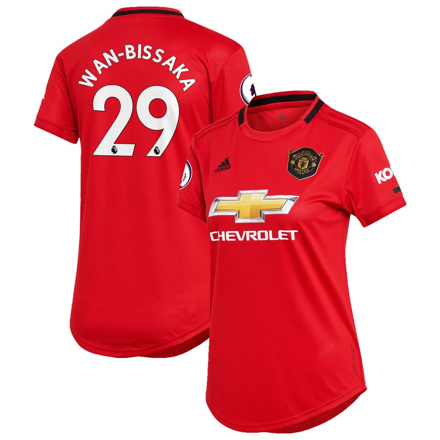 Aaron Wan-Bissaka Women's 2019/20 Home Replica Player Jersey – Red