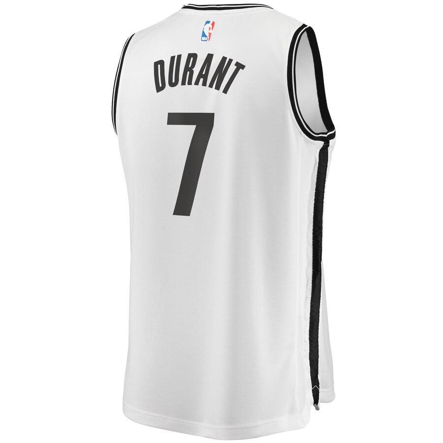 Kevin Durant Brooklyn Nets 2019/20 Fast Break Replica Player Jersey White - Association Edition