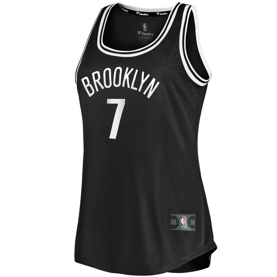Kevin Durant Brooklyn Nets Women's Fast Break Tank Jersey Black – Icon Edition