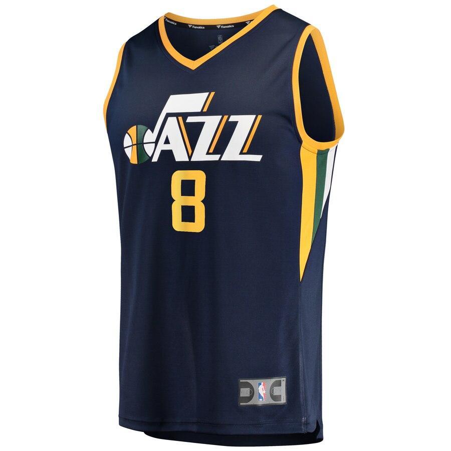 Mike Conley Utah Jazz Navy Fast Break Replica Jersey – Icon Edition
