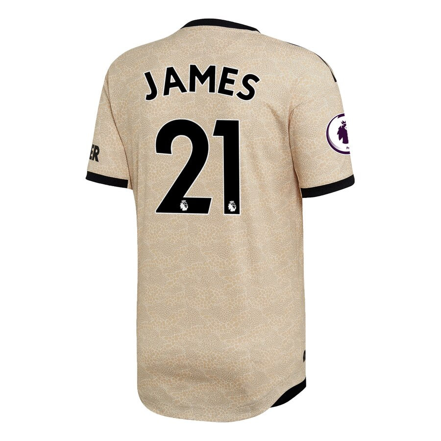 Daniel James 2019/20 Away Authentic Player Jersey - Tan
