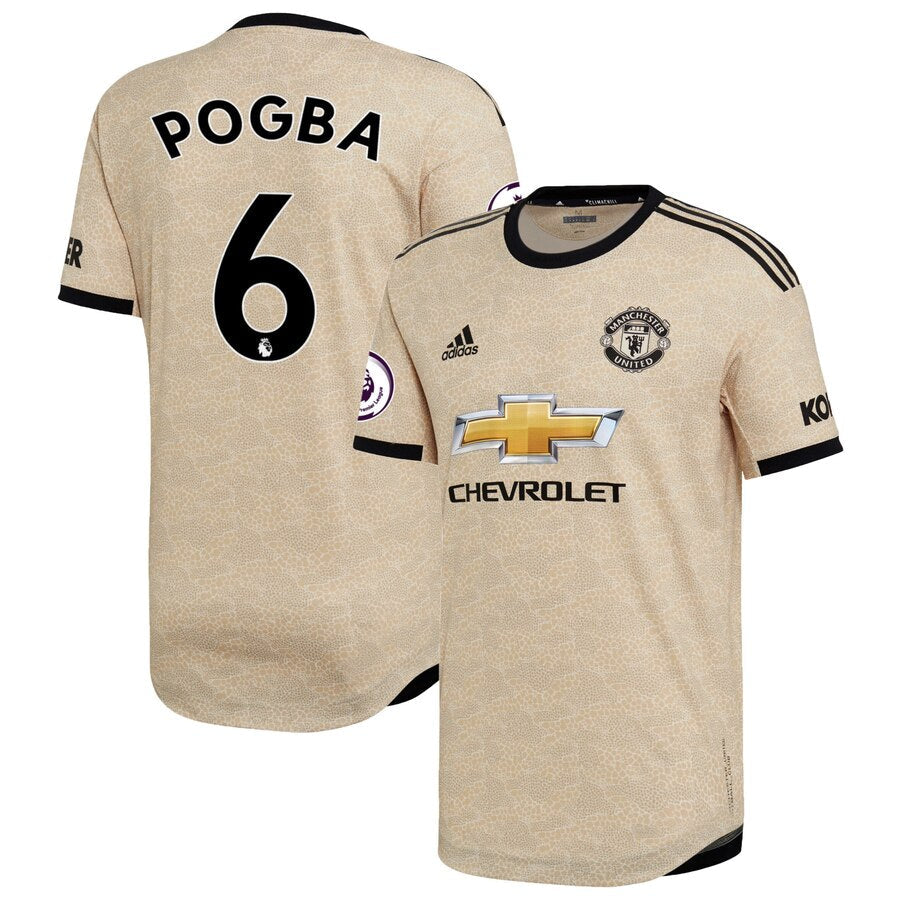Paul Pogba 2019/20 Away Authentic Player Jersey - Tan