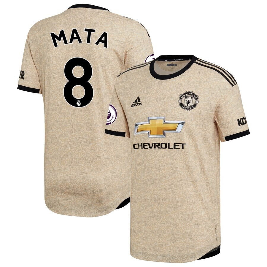 Juan Mata 2019/20 Away Authentic Player Jersey - Tan