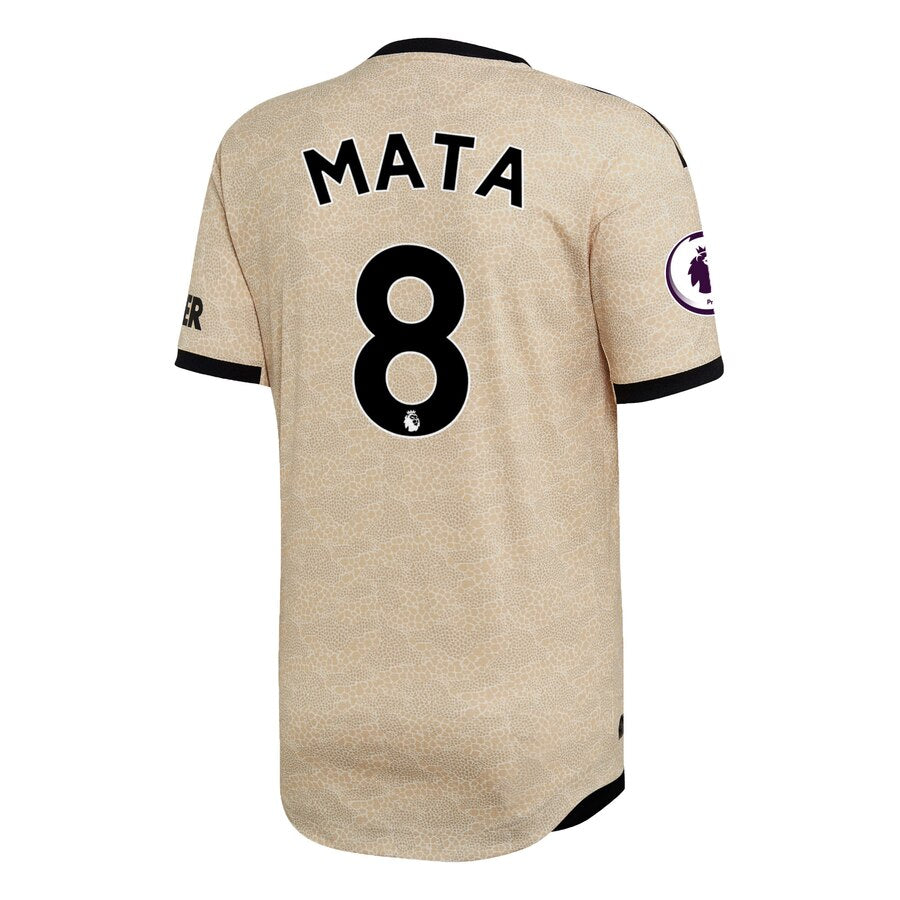 Juan Mata 2019/20 Away Authentic Player Jersey - Tan