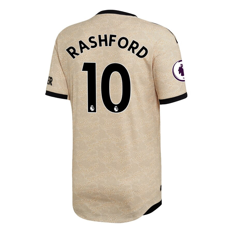 Marcus Rashford 2019/20 Away Authentic Player Jersey - Tan