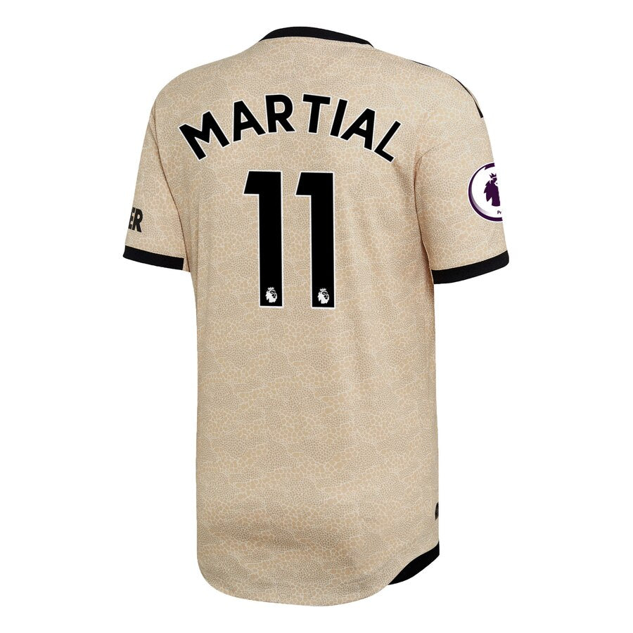 Anthony Martial 2019/20 Away Authentic Player Jersey - Tan