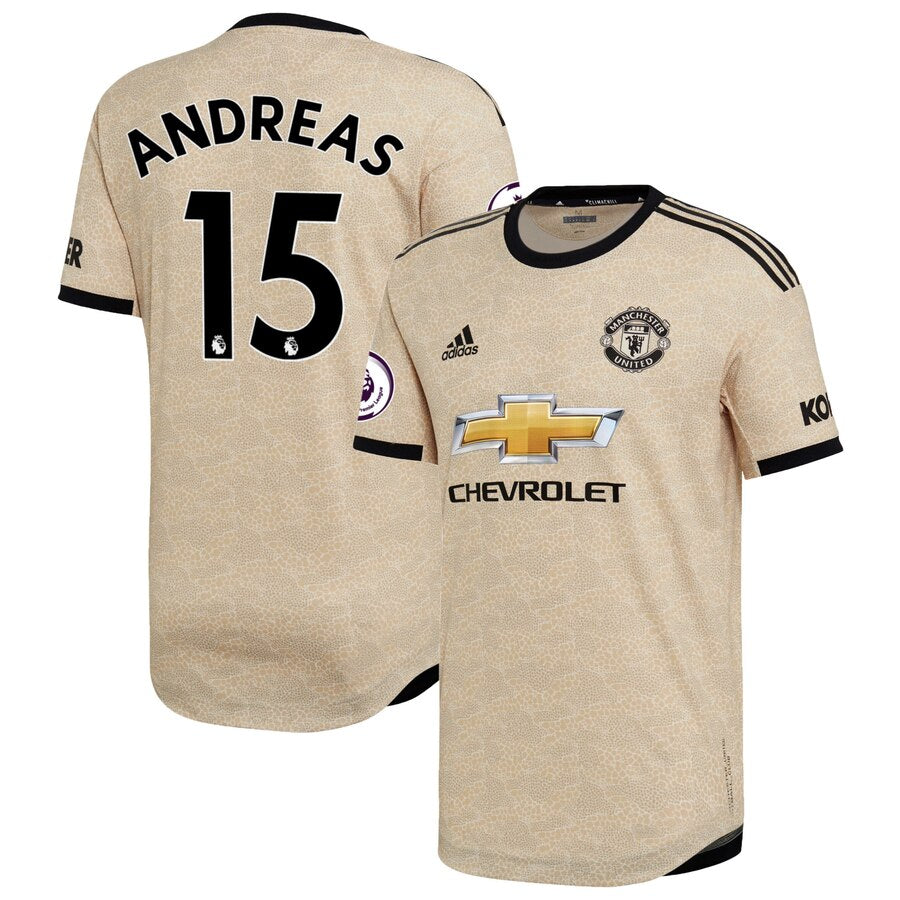 Andreas Pereira 2019/20 Away Authentic Player Jersey - Tan