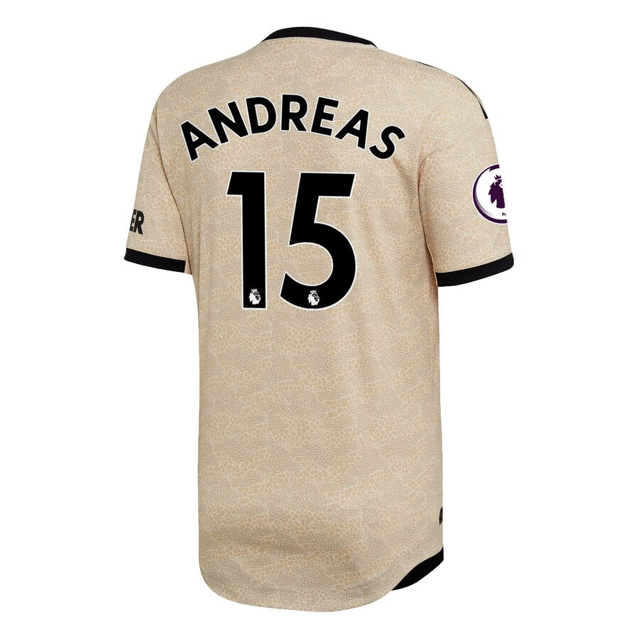 Andreas Pereira 2019/20 Away Authentic Player Jersey - Tan