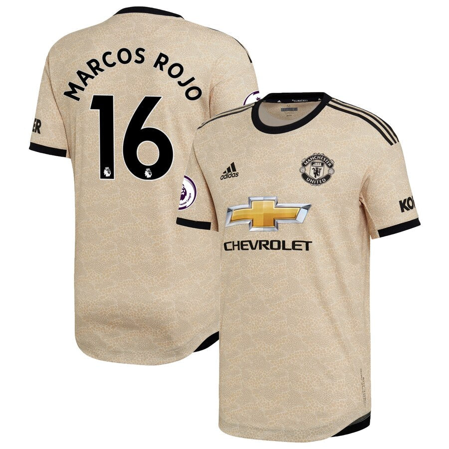 Marcos Rojo 2019/20 Away Authentic Player Jersey - Tan