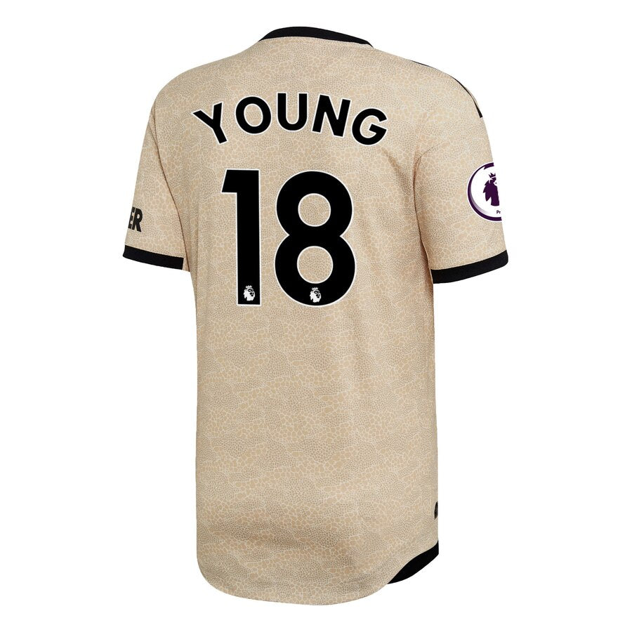 Ashley Young 2019/20 Away Authentic Player Jersey - Tan