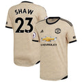 Luke Shaw 2019/20 Away Authentic Player Jersey - Tan