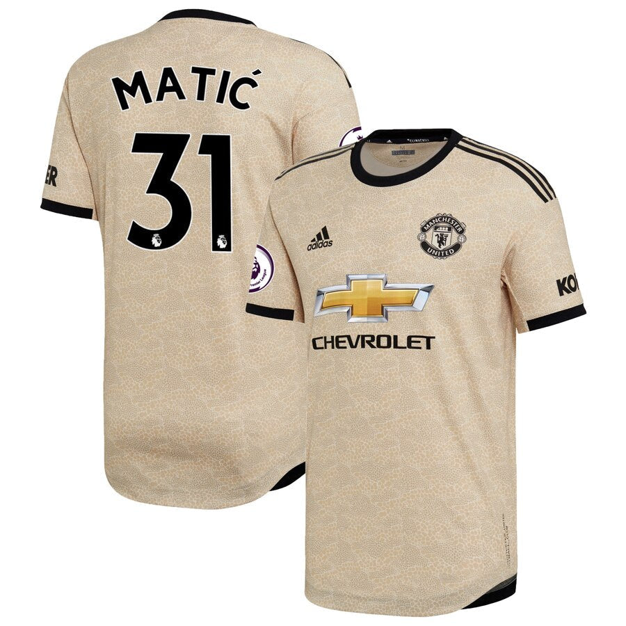 Nemanja Matic 2019/20 Away Authentic Player Jersey - Tan