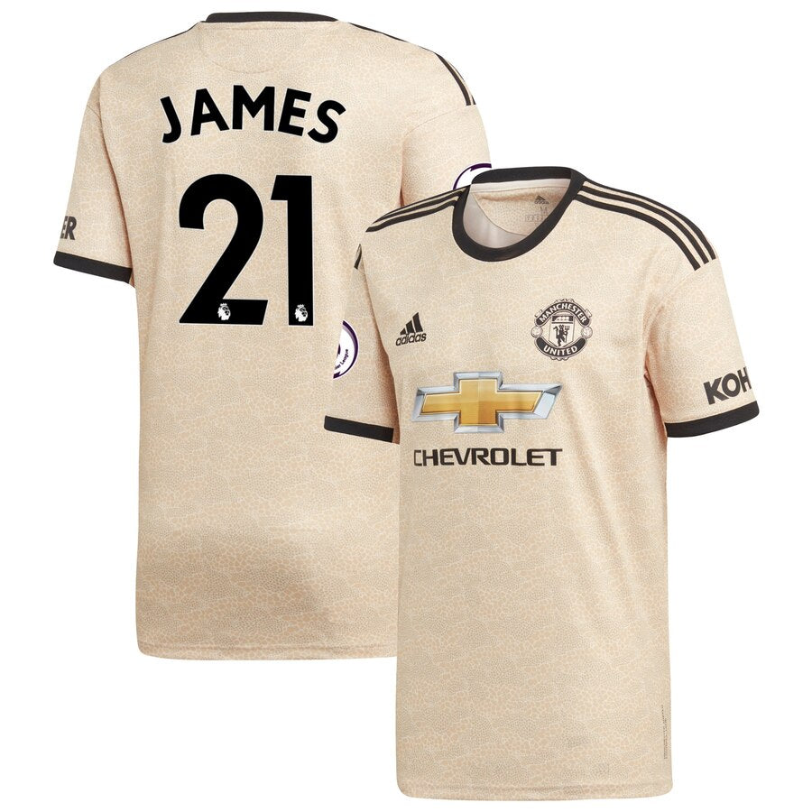 Daniel James 2019/20 Away Replica Player Jersey - Tan