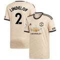 Victor Lindelöf 2019/20 Away Replica Player Jersey - Tan