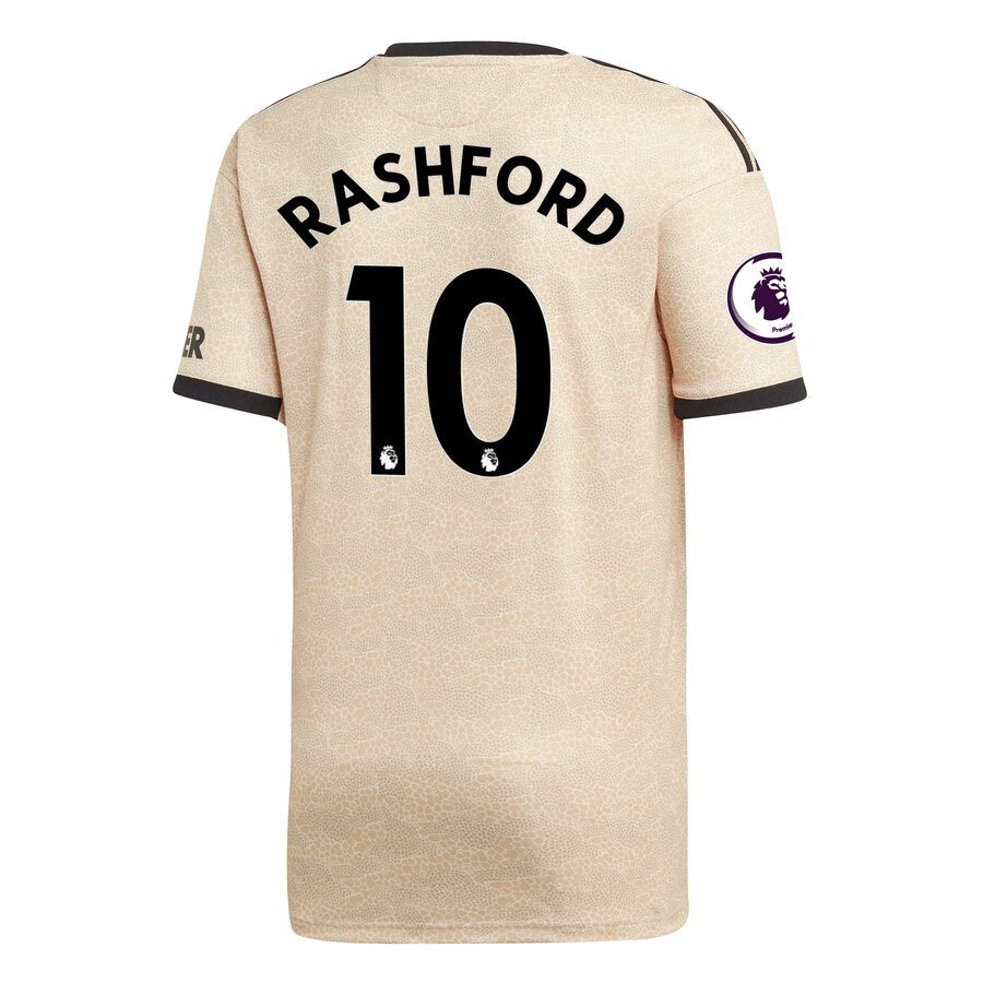Marcus Rashford 2019/20 Away Replica Player Jersey - Tan