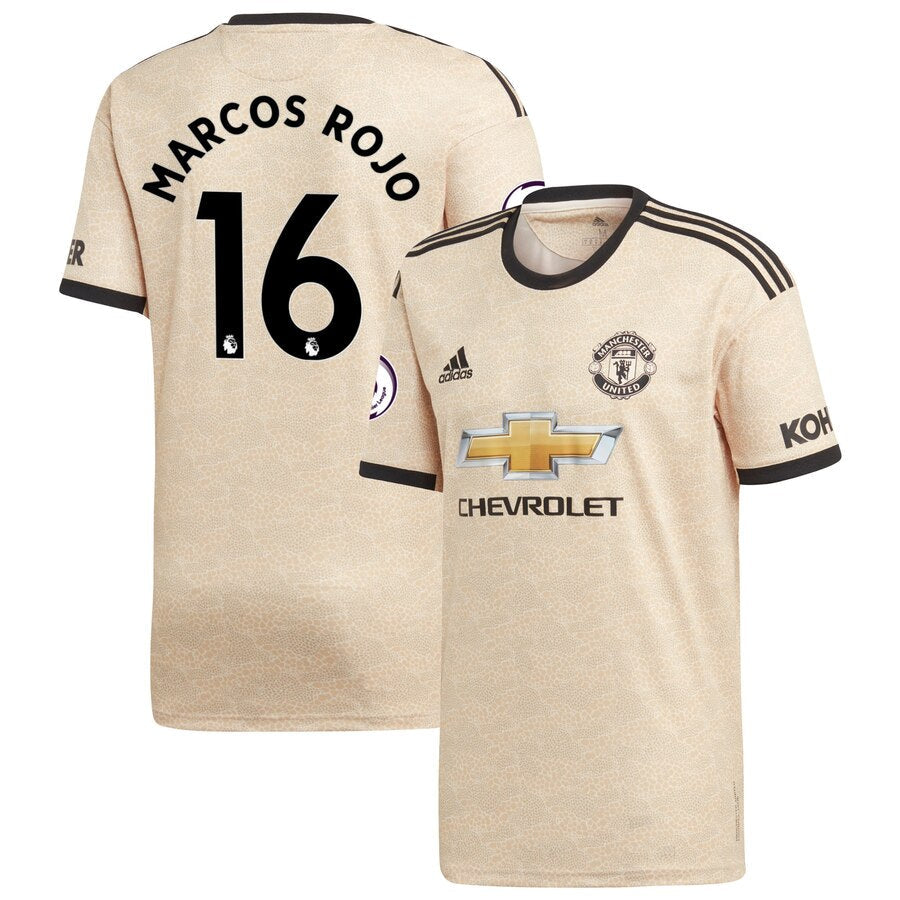 Marcos Rojo 2019/20 Away Replica Player Jersey - Tan