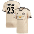 Luke Shaw 2019/20 Away Replica Player Jersey - Tan