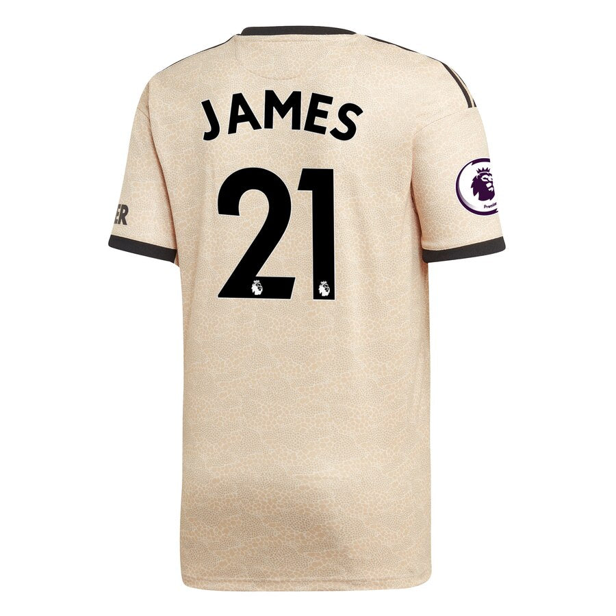 Daniel James Youth 2019/20 Away Replica Player Jersey - Tan