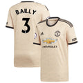 Eric Bailly Youth 2019/20 Away Replica Player Jersey - Tan