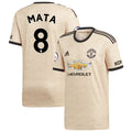 Juan Mata Youth 2019/20 Away Replica Player Jersey - Tan