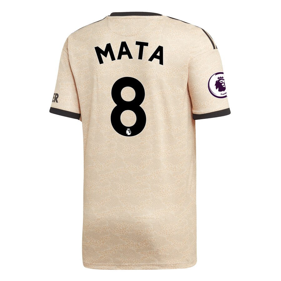 Juan Mata Youth 2019/20 Away Replica Player Jersey - Tan
