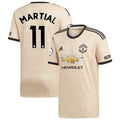 Anthony Martial Youth 2019/20 Away Replica Player Jersey - Tan