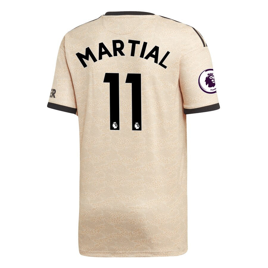 Anthony Martial Youth 2019/20 Away Replica Player Jersey - Tan