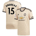 Andreas Pereira Youth 2019/20 Away Replica Player Jersey - Tan