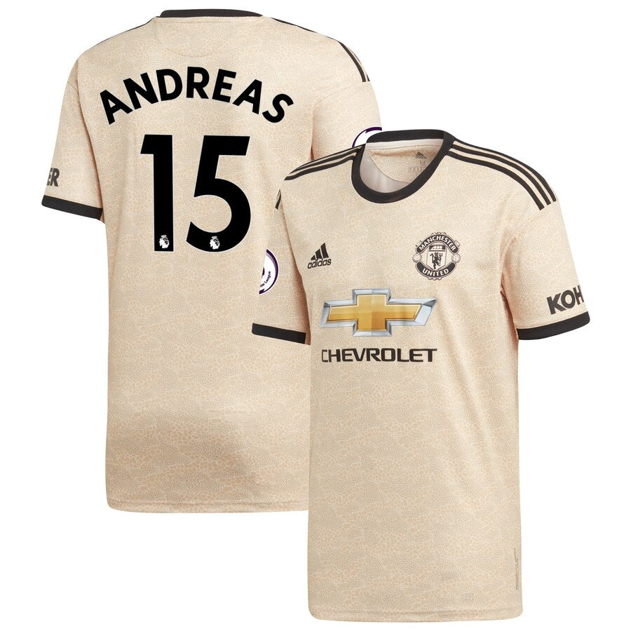 Andreas Pereira Youth 2019/20 Away Replica Player Jersey - Tan