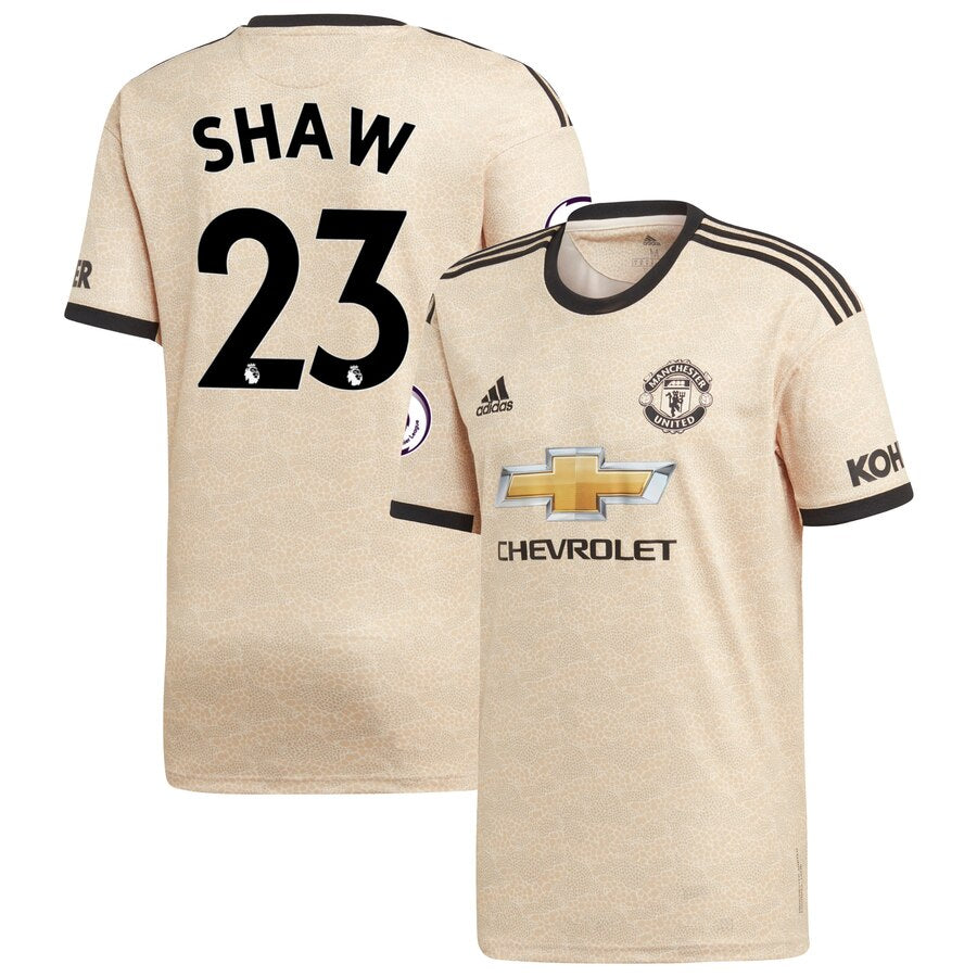 Luke Shaw Youth 2019/20 Away Replica Player Jersey - Tan