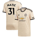 Nemanja Matic Youth 2019/20 Away Replica Player Jersey - Tan