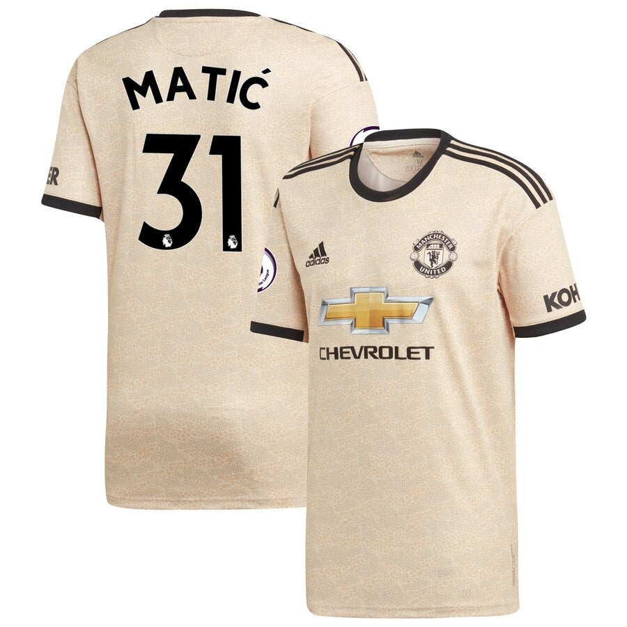 Nemanja Matic Youth 2019/20 Away Replica Player Jersey - Tan