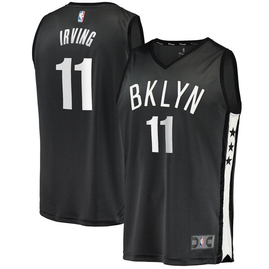 KI Basketball Shoe Irving Brooklyn Nets Fast Break Replica Jersey Charcoal – Statement Edition