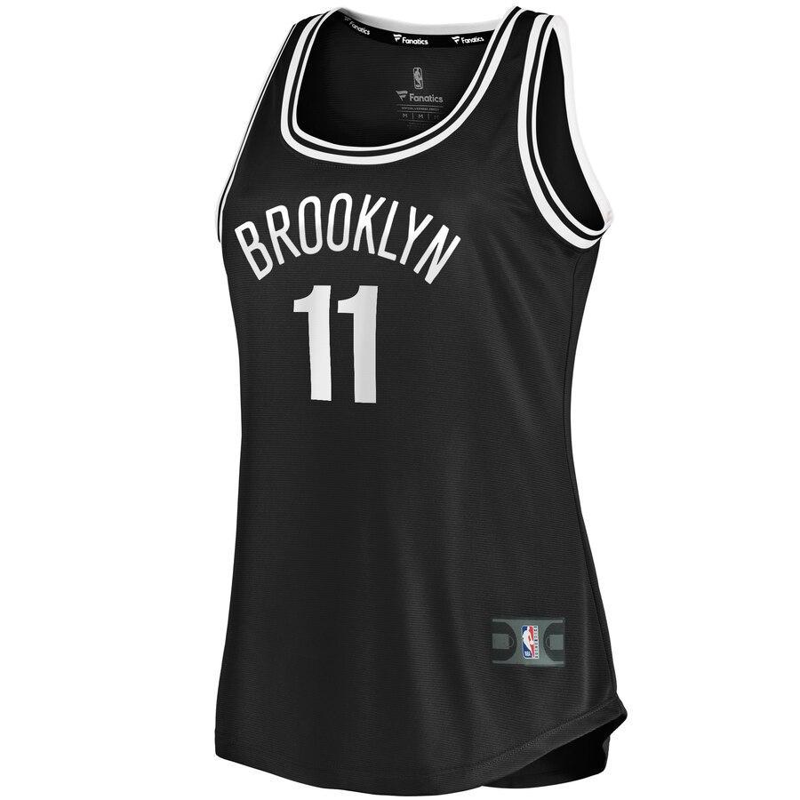 KI Basketball Shoe Irving Brooklyn Nets Women's Fast Break Tank Jersey Black – Icon Edition