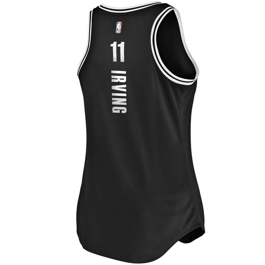 KI Basketball Shoe Irving Brooklyn Nets Women's Fast Break Tank Jersey Black – Icon Edition