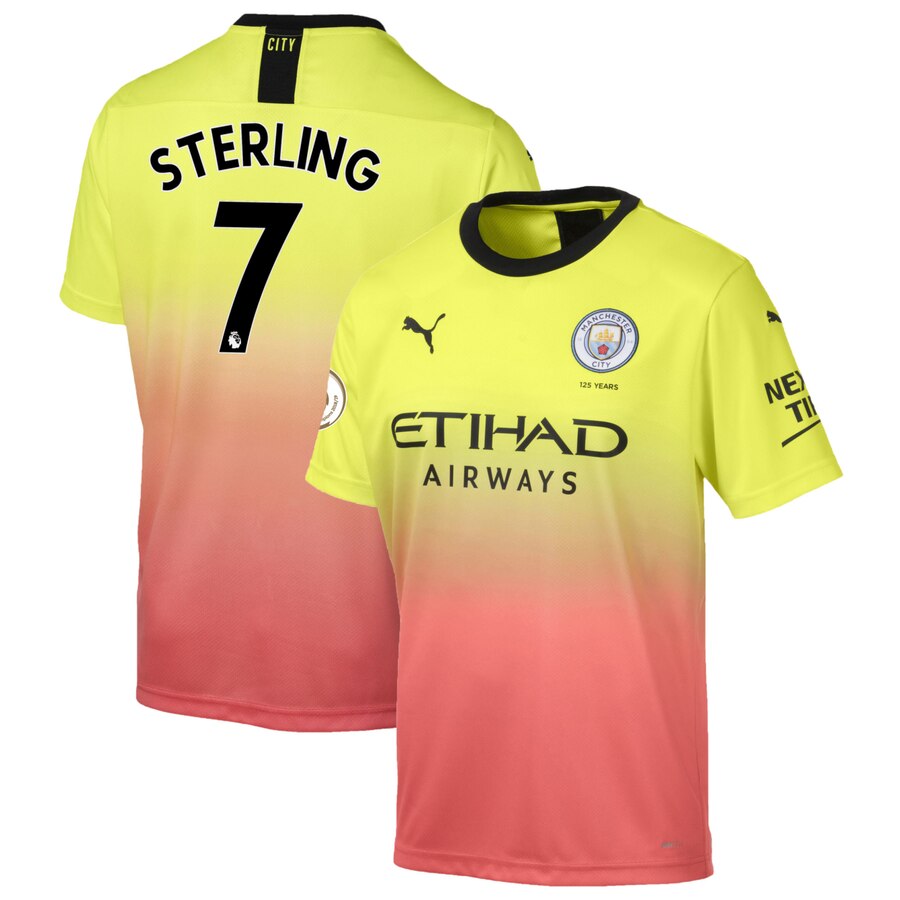 Raheem Sterling Puma 2019/20 Third Replica Player Jersey – Yellow