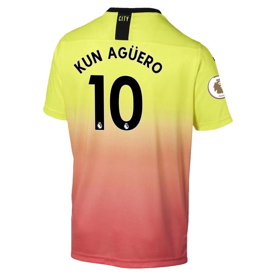 Sergio Agüero Puma 2019/20 Third Replica Player Jersey – Yellow