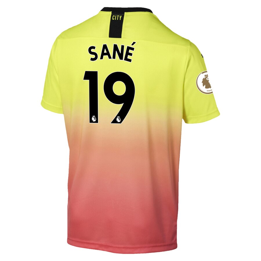 Leroy Sané Puma 2019/20 Third Replica Player Jersey – Yellow