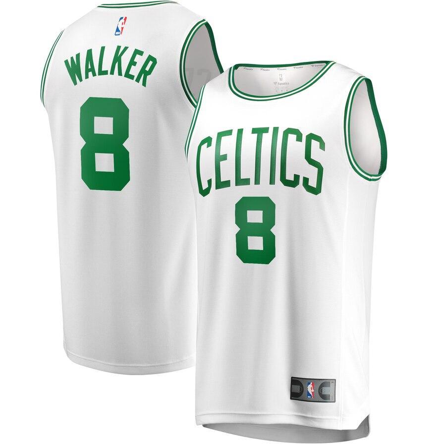 Kemba Walker Boston Celtics White Fast Break Replica Player Jersey – Association Edition