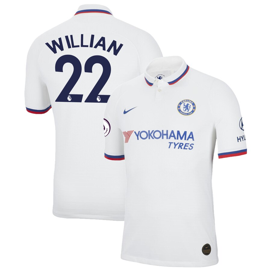 Willian Borges da Silva White 2019/20 Away Authentic Vapor Match Player Jersey